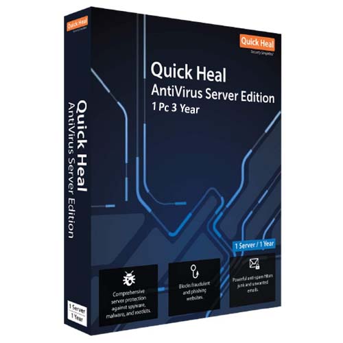 Quick Heal Antivirus For Server 1 User 3 Years