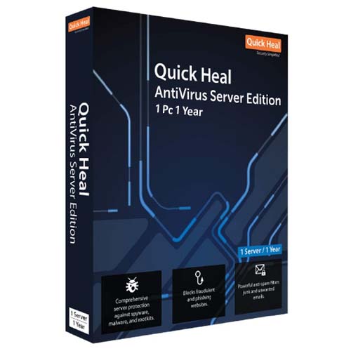 Quick Heal Antivirus For Server 1 User 1 Year