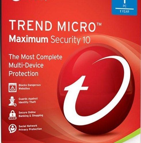 Trend Micro Maximum Security 1 User 1 Year